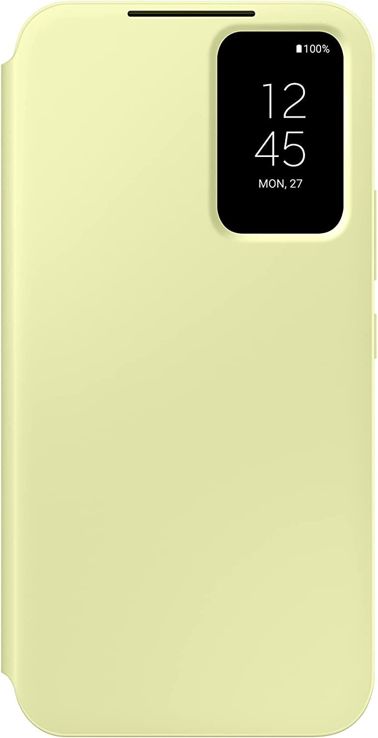 【開封品】Galaxy A54 Smart View Wallet カバー 純正 Official Samsung Galaxy A54 5G Smart View Wallet Case Lime - EF-ZA546CGEGWW