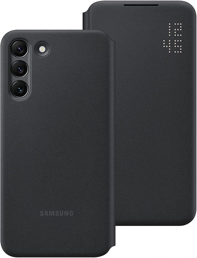 Official Samsung Galaxy S22 Plus Smart LED View Cover Black - EF-NS906PBEGEW