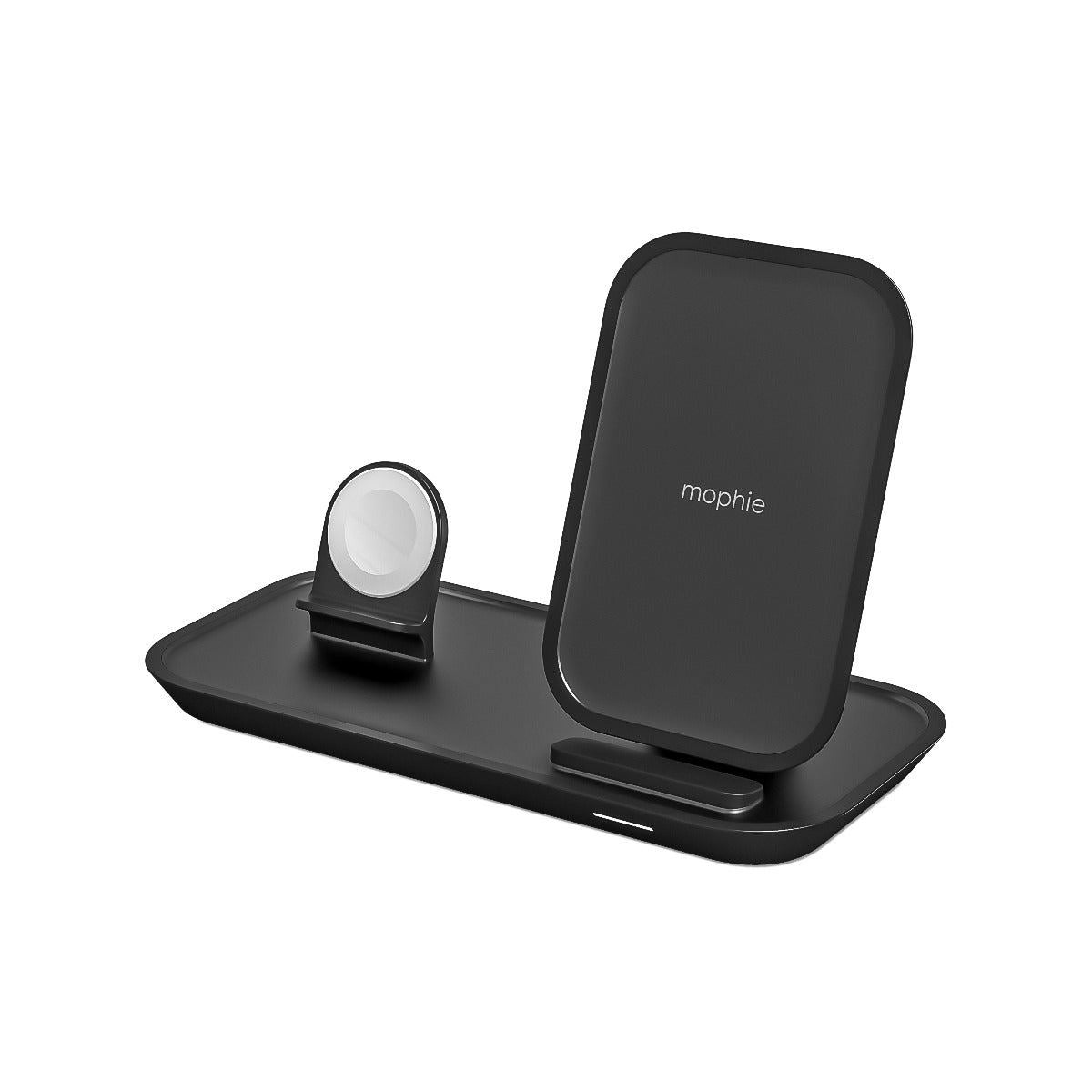 Official Mophie Qi 7.5W 2 in 1 Wireless Charging Stand Black EU