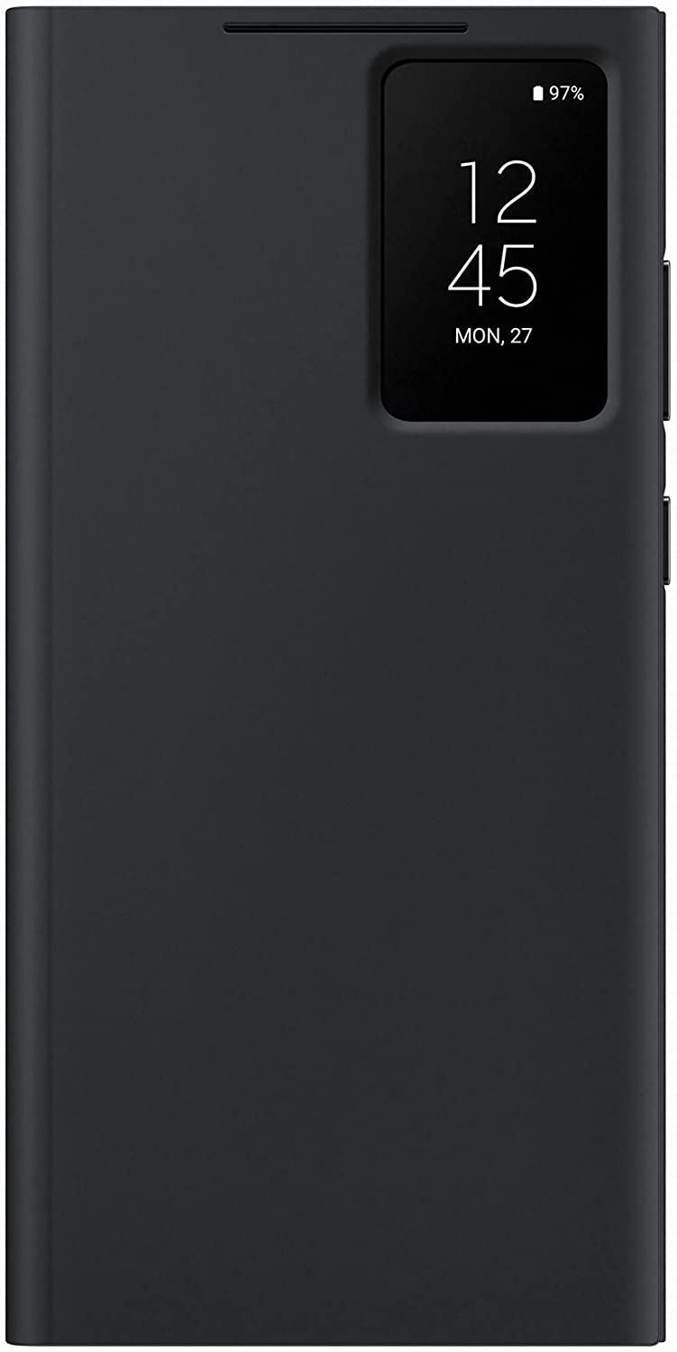 Official Samsung Galaxy S23 Ultra Smart View Wallet Case Black - EF-ZS918CBEGWW