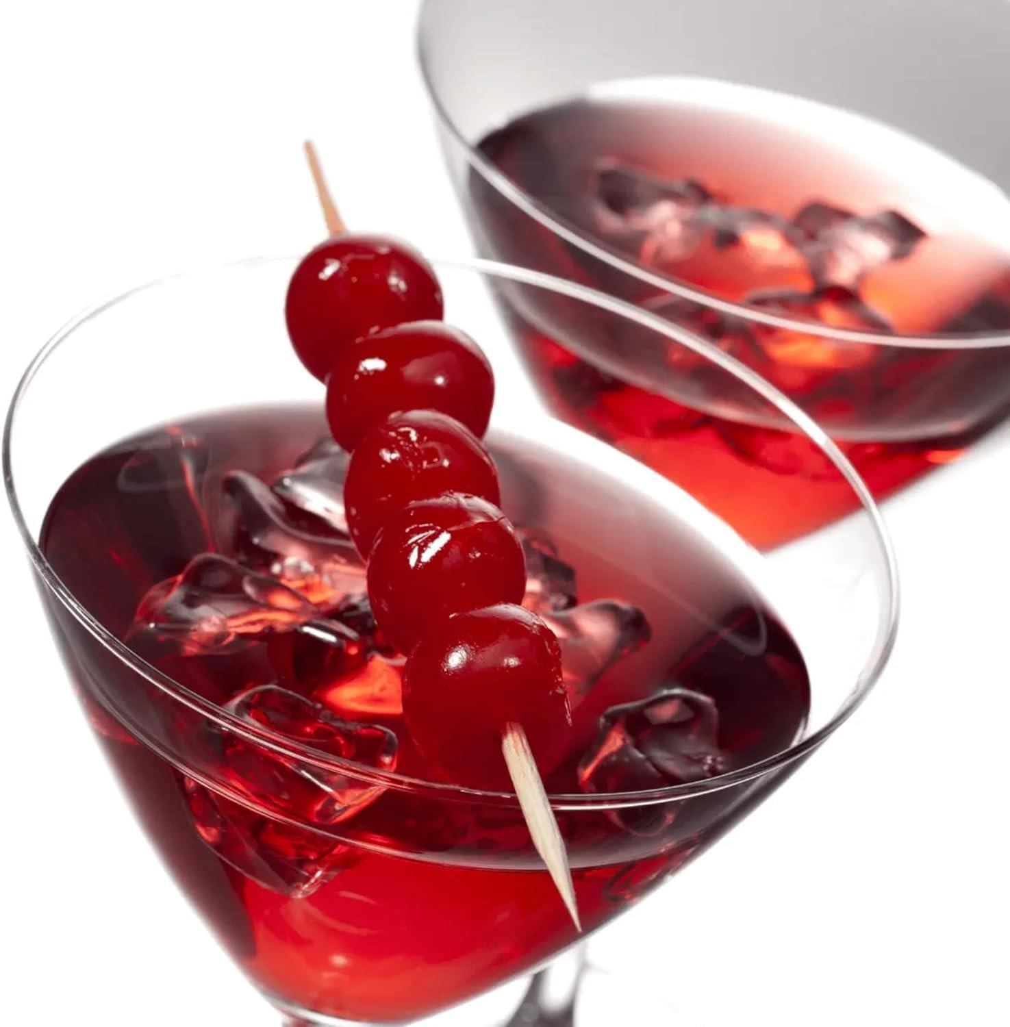 Opies Red Cocktail Cherries Garnish for Drinks, Ice Cream & Baking - 225g