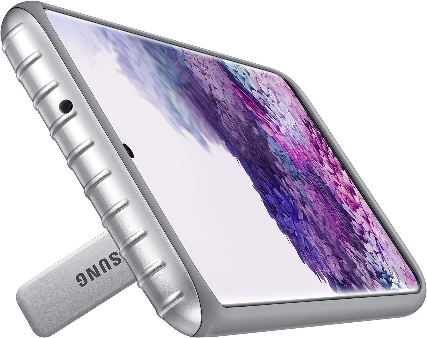 Samsung Galaxy S20 Plus Protective Silver Standing Cover Case EF-RG985CSEG
