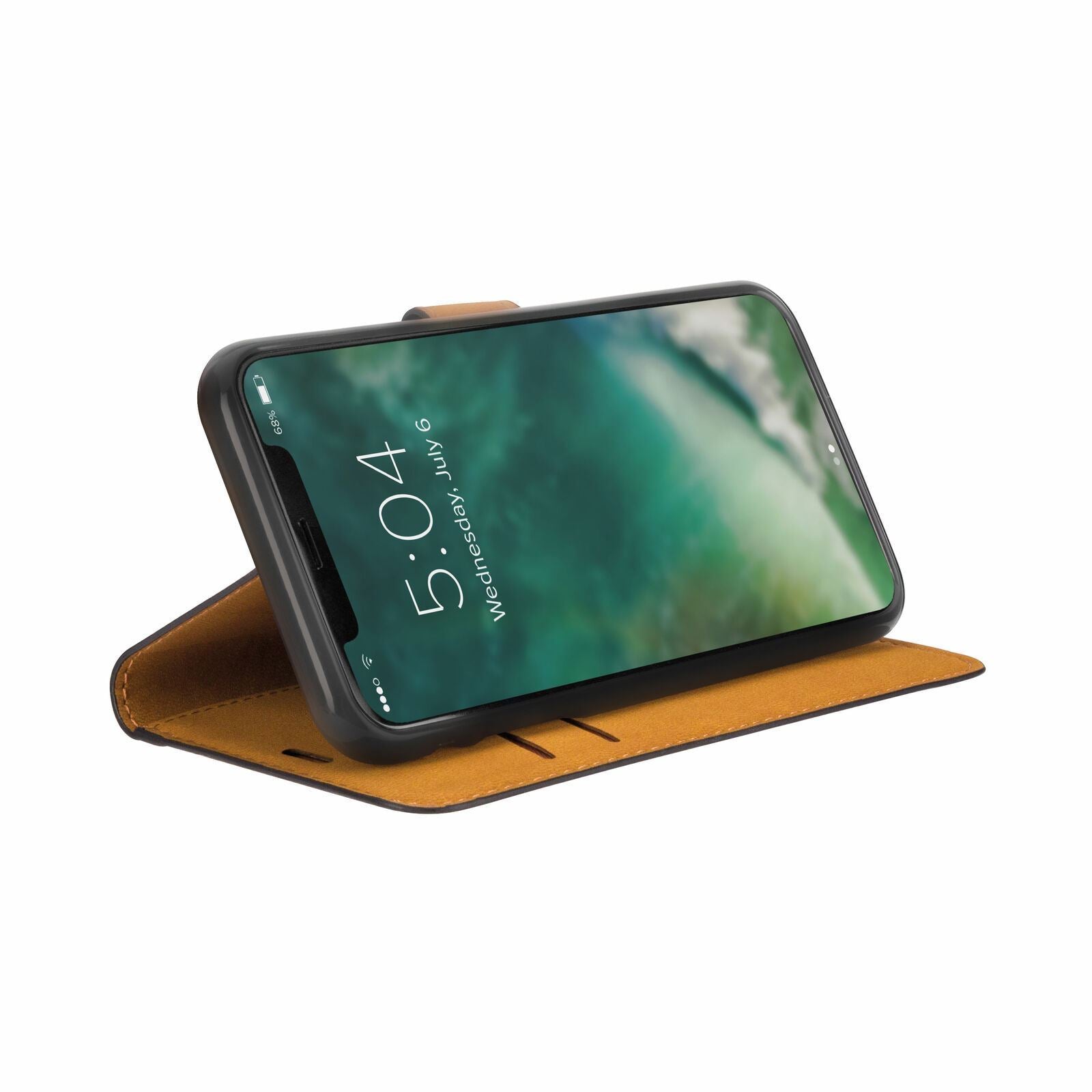 XQISIT Slim Wallet Selection Anti Bac for iPhone 12 Pro Max Black
