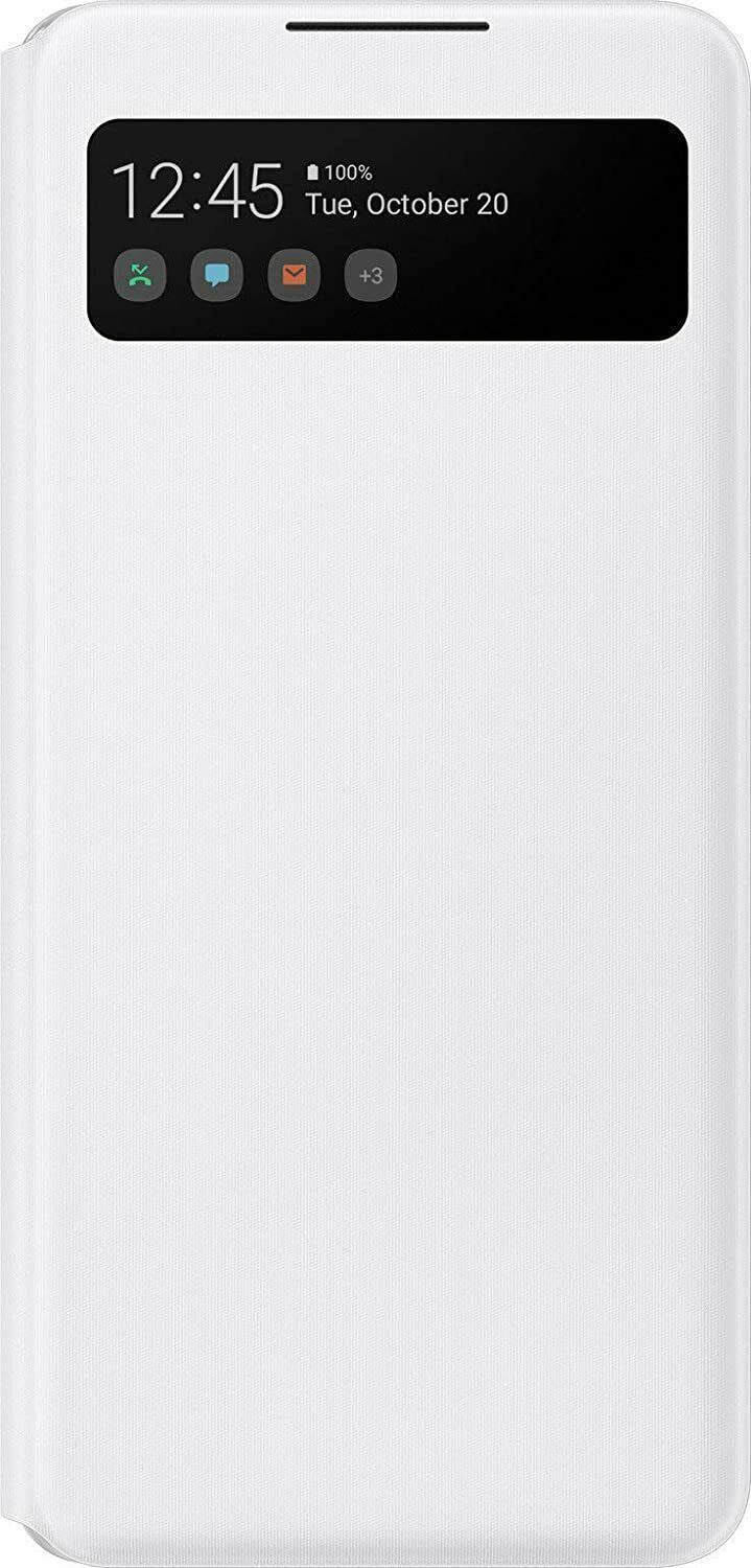 SAMSUNG Galaxy A42 S View Wallet Cover Case - White