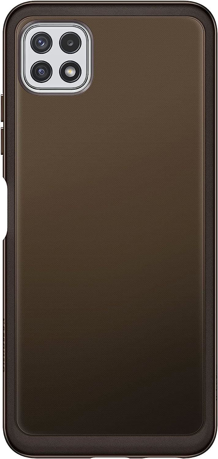 Official Samsung Galaxy A22 5G Soft Cover Black - EF-QA226TBEGEU