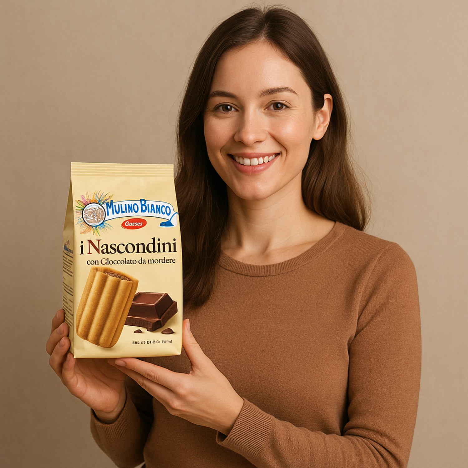Mulino Bianco Nascondini Chocolate Filled Italian Biscuits Delicious 330g