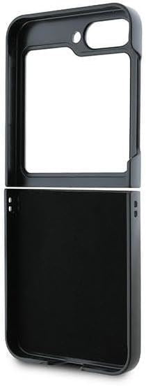 Guess PU Big 4G Metal Logo Case for Samsung Galaxy Z Flip 6 Black - GUHCZF64GMGGR