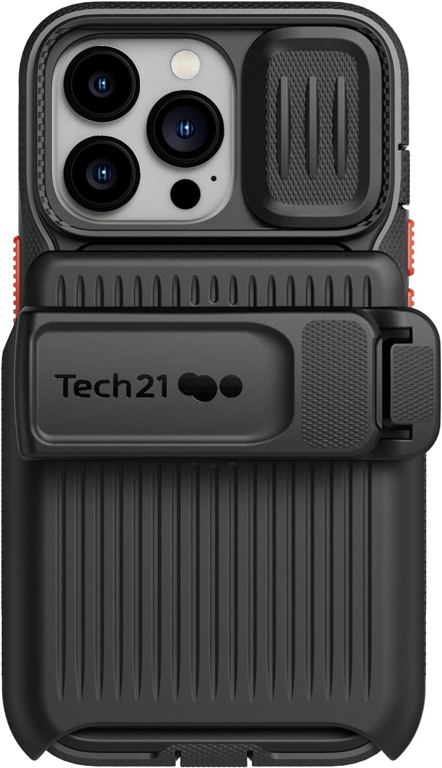 Official Tech 21 Evo Max Rugged Holster with MagSafe for iphone 12/13 Mini 5.4" Black T21-8890