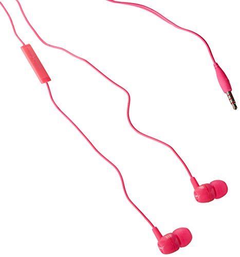PUMA Mach 9Â In-Ear Stereo Headphones with Microphone for Mobile Phone, Pink