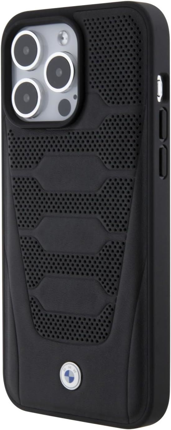 BMW Leather Seats Pattern Case for iphone 15 Pro 6.1" Black - BMHCP15L22RPSK