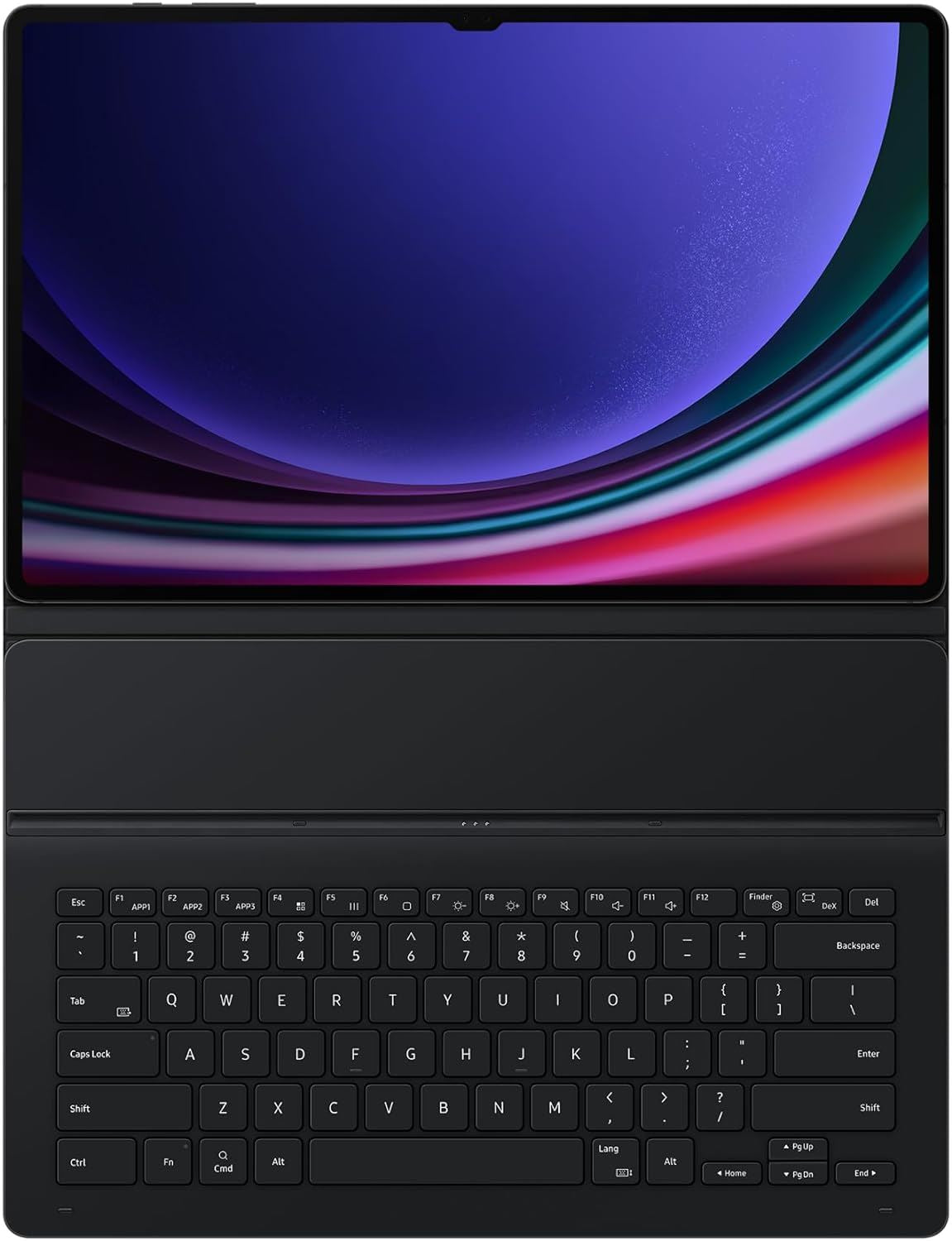 Samsung Galaxy Tab S9 Ultra 5G Book Cover UK Keyboard Slim Black - EF-DX910BBEGGB