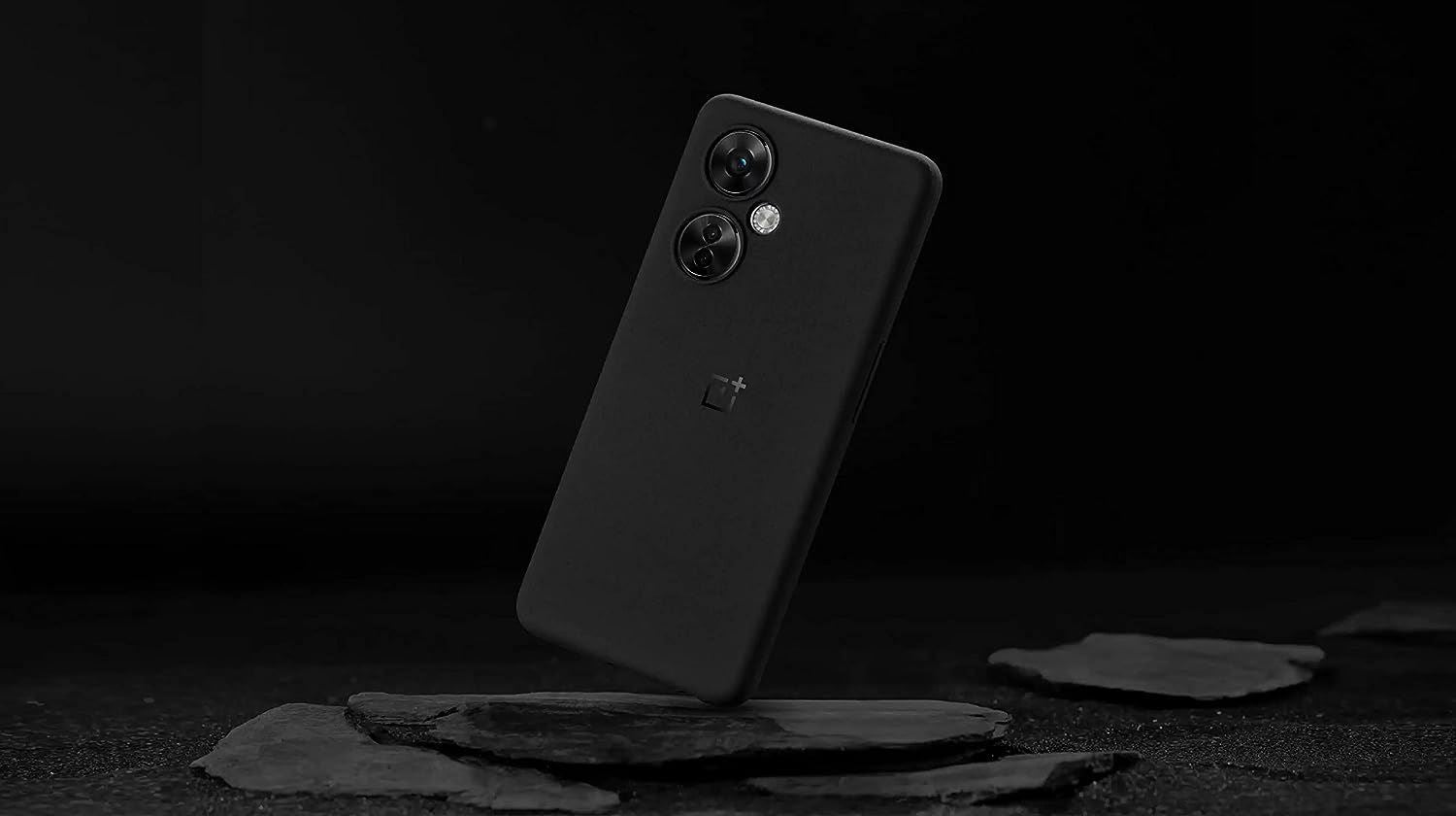 Official OnePlus Nord CE 3 Lite 5G Sandstone Bumper Case Black - 5431101126