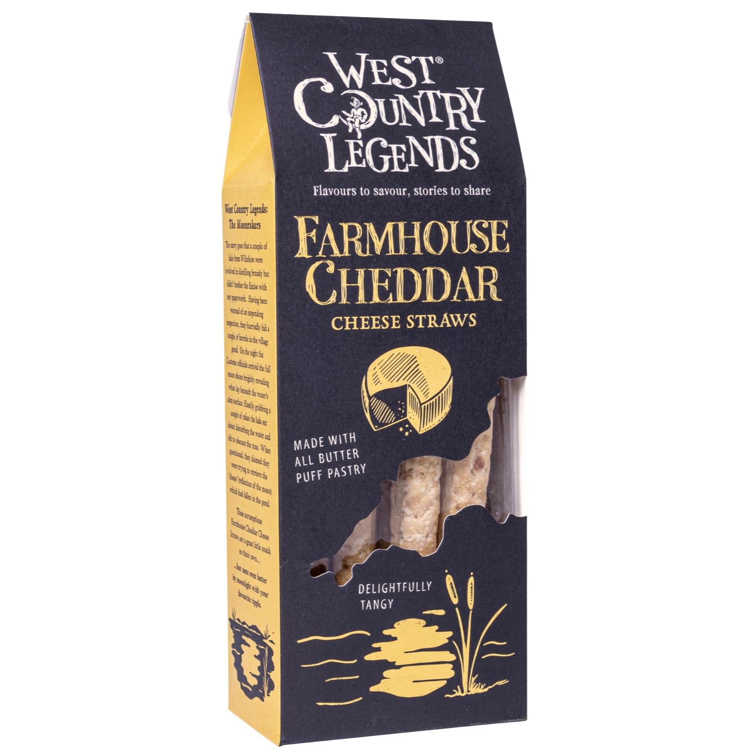 West Country Farmhouse Cheddar Cheese Straws All Butter Puff Pastry - 100g