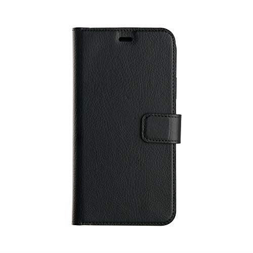 XQISIT Slim Wallet for iphone 11 6.1" Black Case with Stand Function