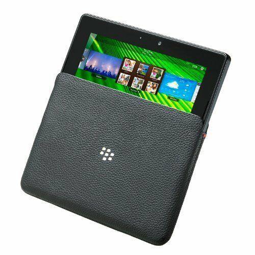 BlackBerry Playbook Leather Sleeve Pouch Case Black ACC-39311-201