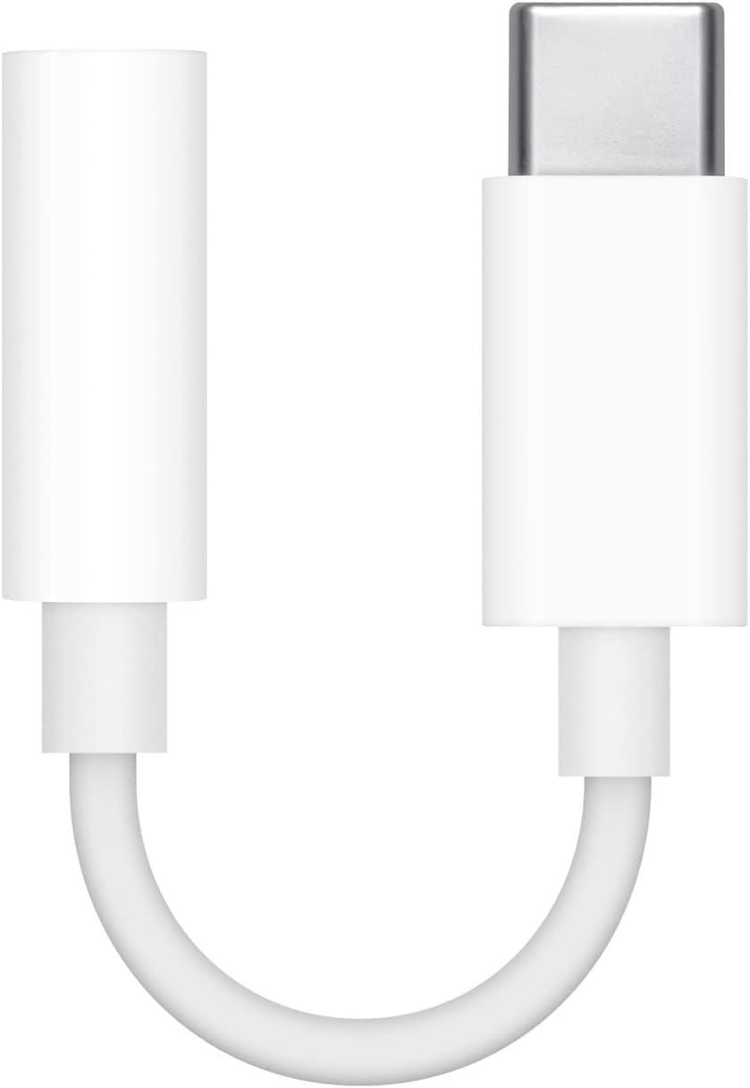 Official Apple USB C to 3.5mm Headphone Jack Adapter - MU7E2ZM/A