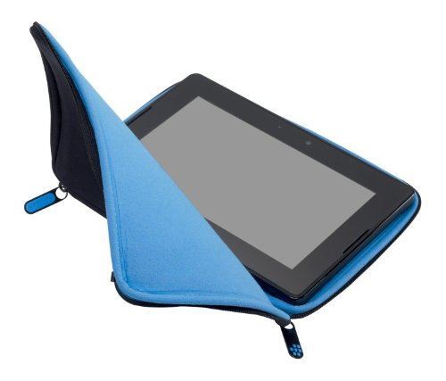 BlackBerry Zipped Sleeve Case for BlackBerry PlayBook - Black/Blue