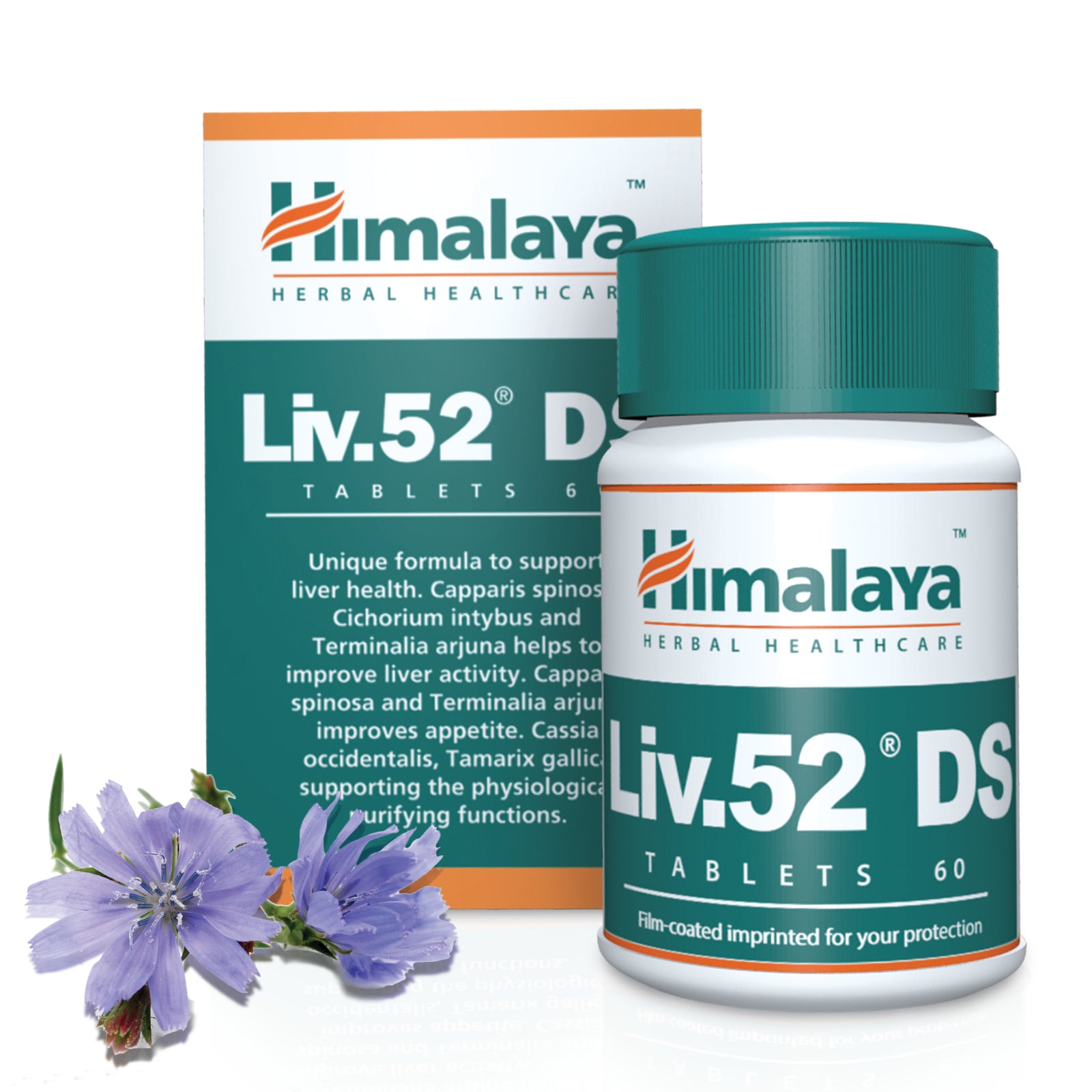 LIV 52 Liv.52 DS Double Strength (1 x 60 Tablets) Liver Detox Food supplements