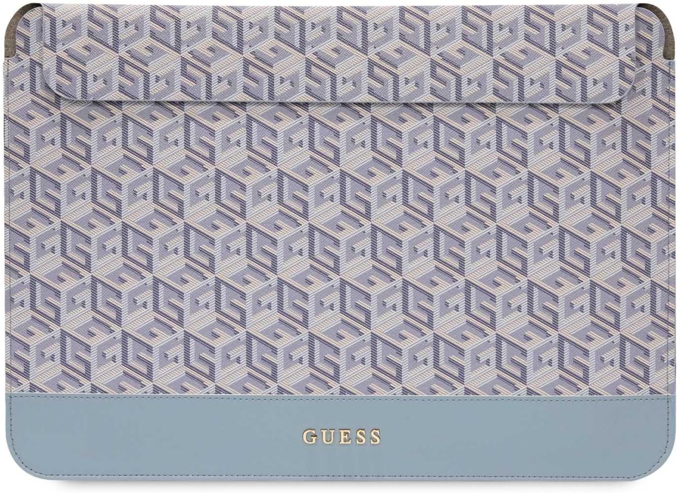Guess Gcube Stripes Laptop Sleeve for 14" MacBook Blue - GUCS14HGCFSEB