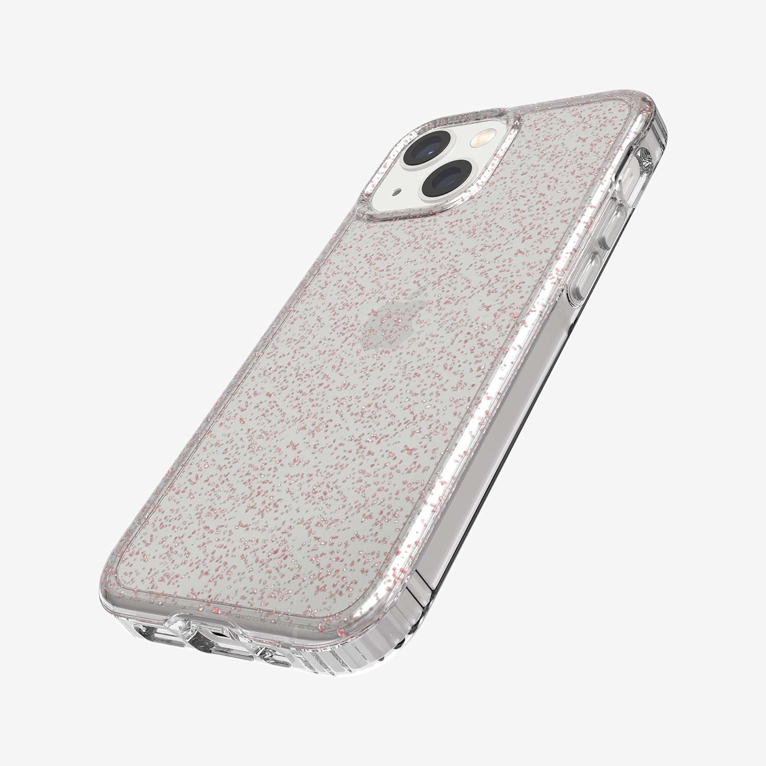 Official Tech 21 Evo Sparkle Cover for iphone 13 Mini 5.4" Rose Gold T21-8911