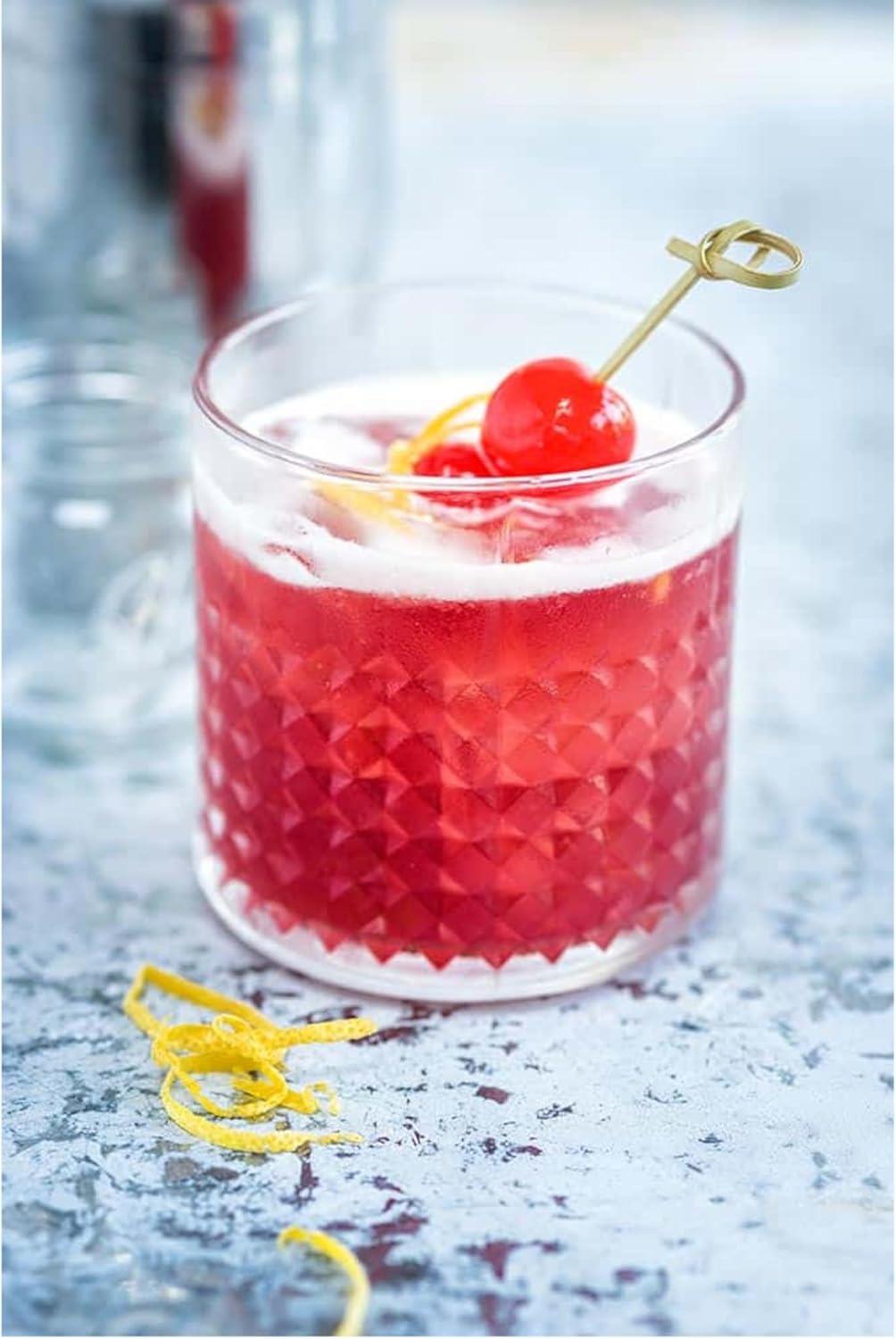 Opies Red Cocktail Cherries Garnish for Drinks, Ice Cream & Baking - 225g