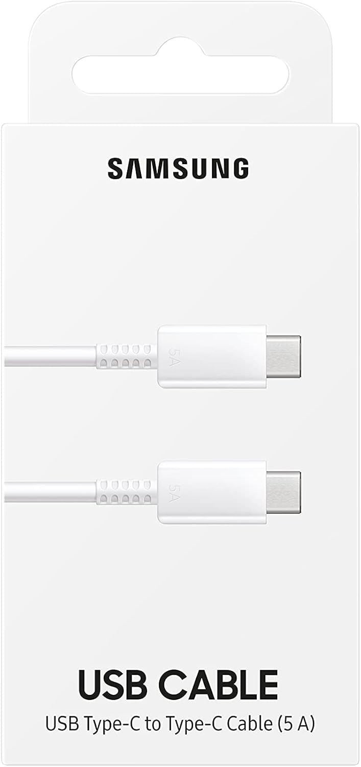 Samsung 1M 5 Amp USB C to USB C Cable White - EP-DN975BWEGWW