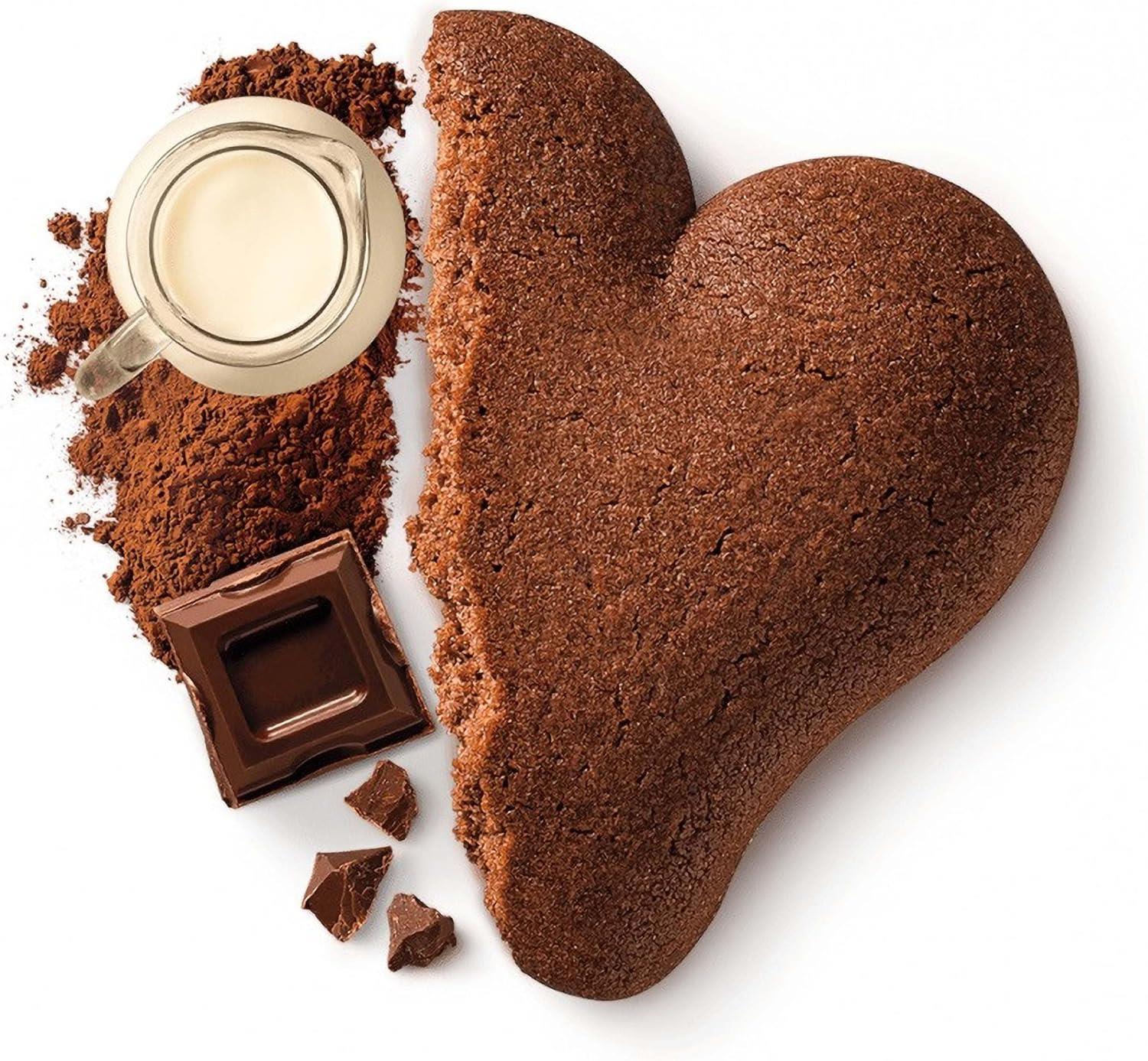 Mulino Bianco Batticuori Cocoa & Dark Chocolate Italian Cookies - 350g