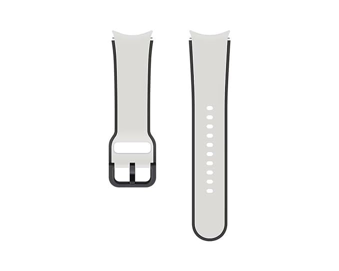 Samsung Galaxy Watch 4/5/5 ProTwo Tone Sports Band 20mm S/M Sand Grey - ET-STR90SJEGEU