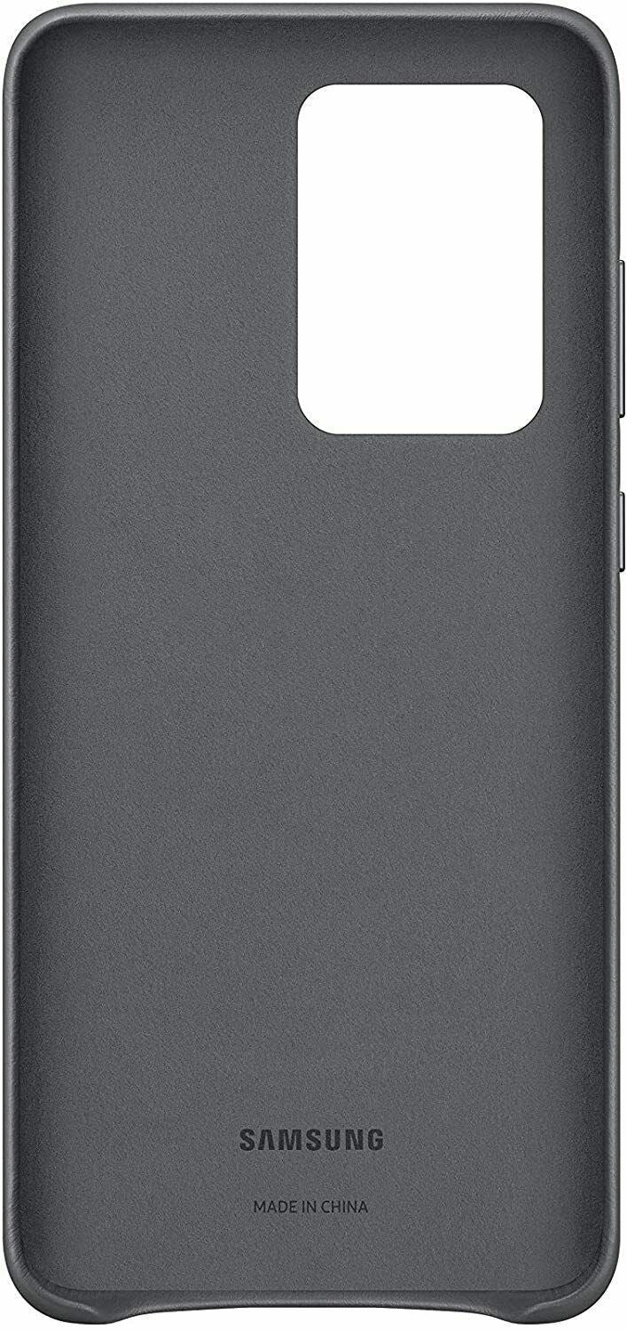 Samsung Original Galaxy S20 Ultra 5G Leather Cover/Mobile Phone Case - Grey