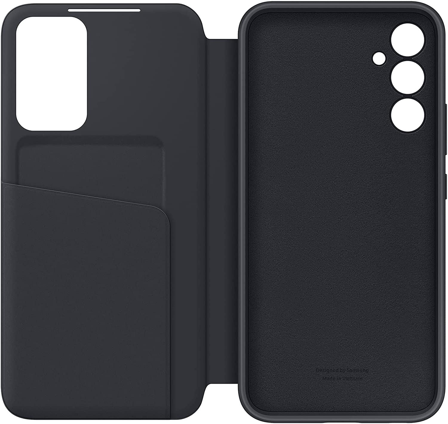 Official Samsung Galaxy A34 5G Smart View Wallet Case Black - EF-ZA346CBEGWW