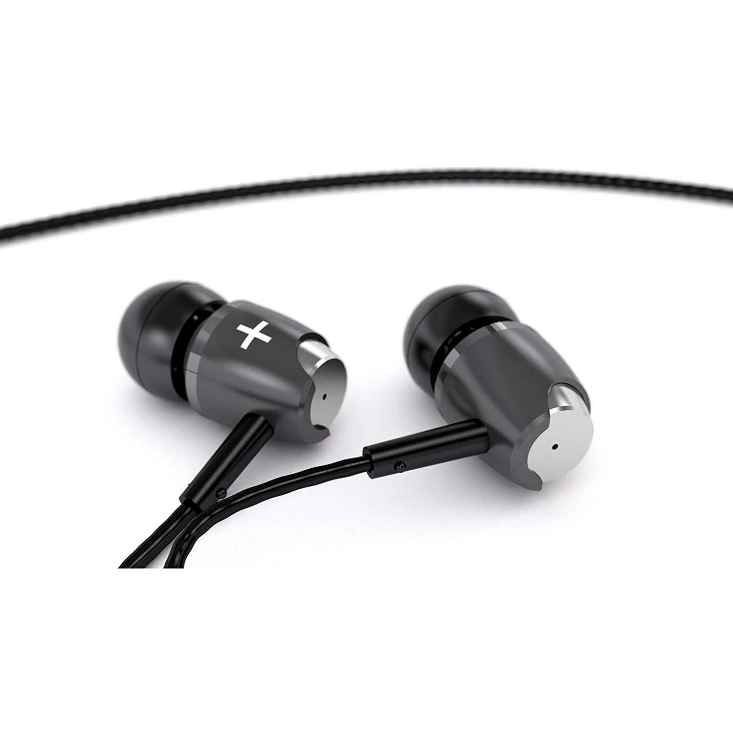 TecPlus Novello Aluminium Aux In-Ear Headphone - Silver