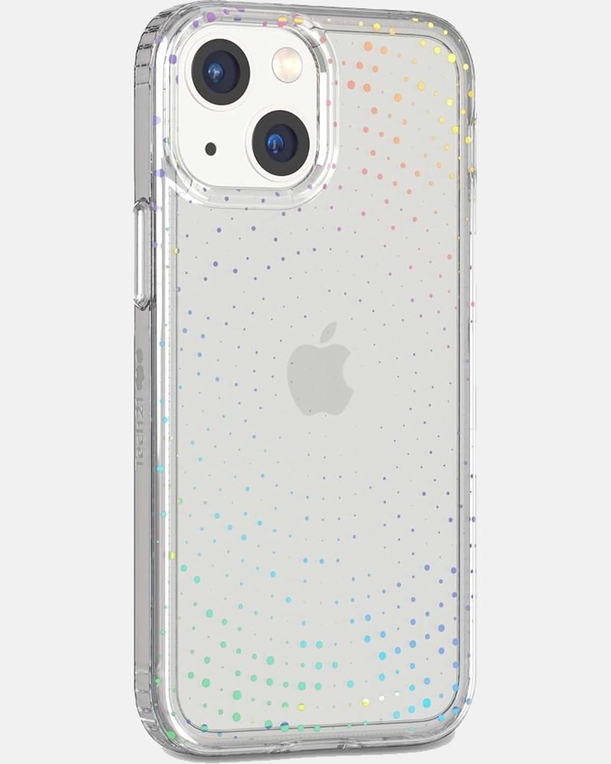 Official Tech 21 Evo Sparkle Cover for iphone 13 Mini 5.4" Iridescent T21-8912