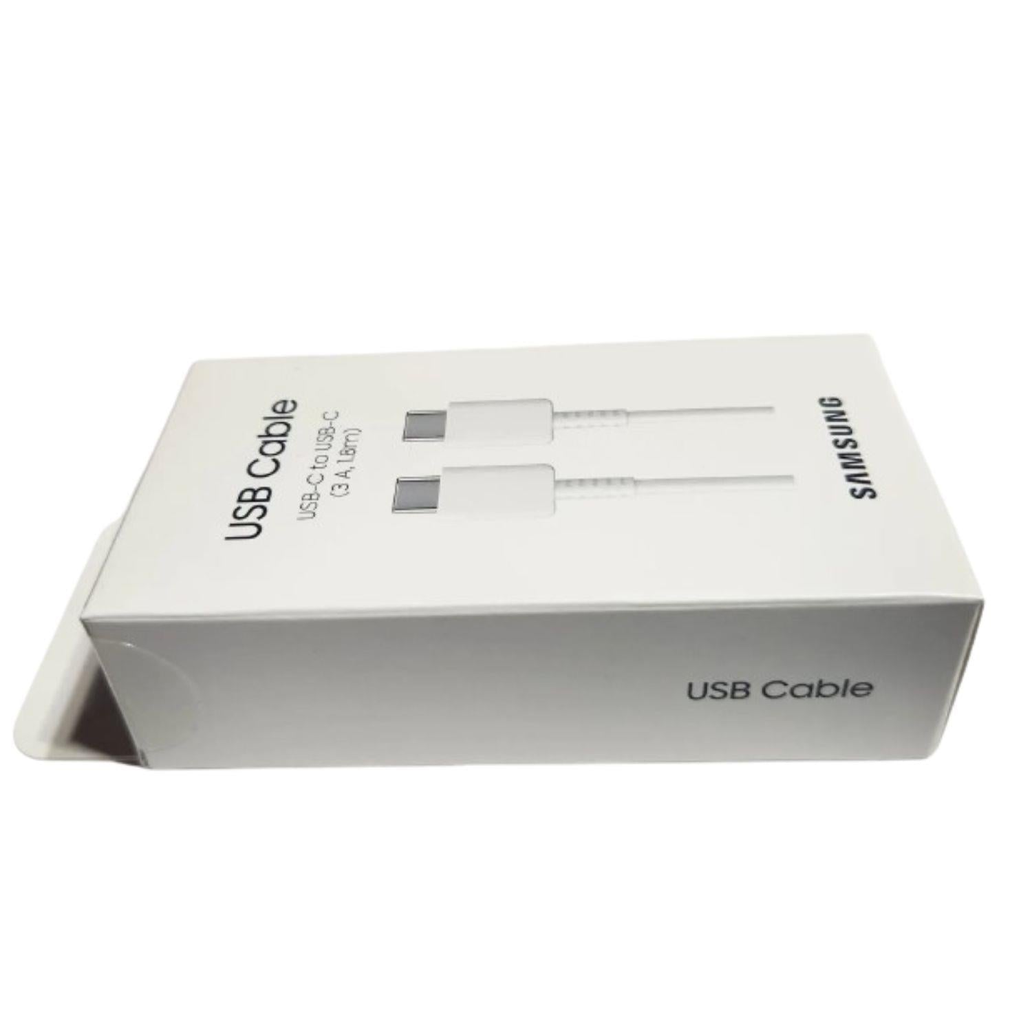 Official Samsung 1.8M 3 Amp USB C to C Charging Cable White - EP-DX310JWEGEU