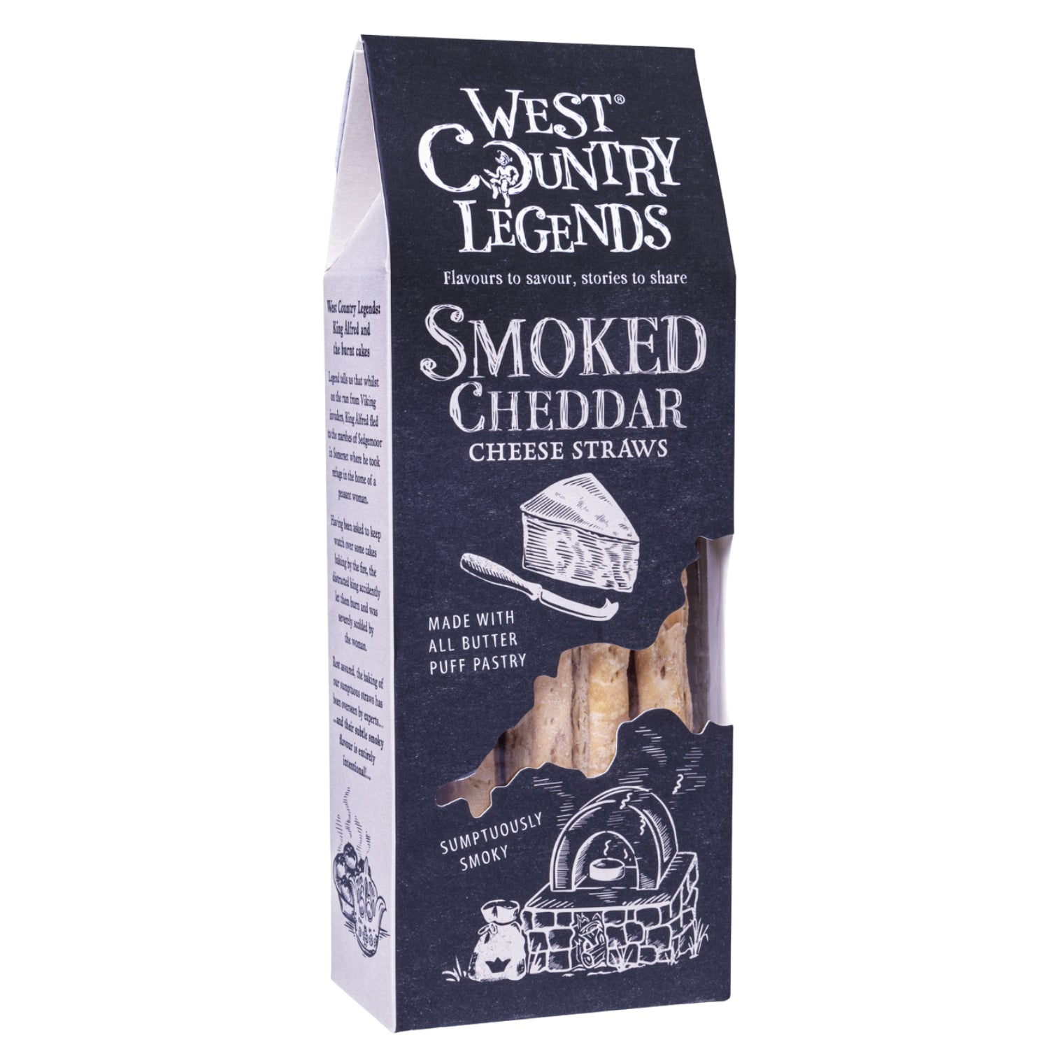 West Country Legends Smoked Cheddar Cheese Straws Flavour 100g
