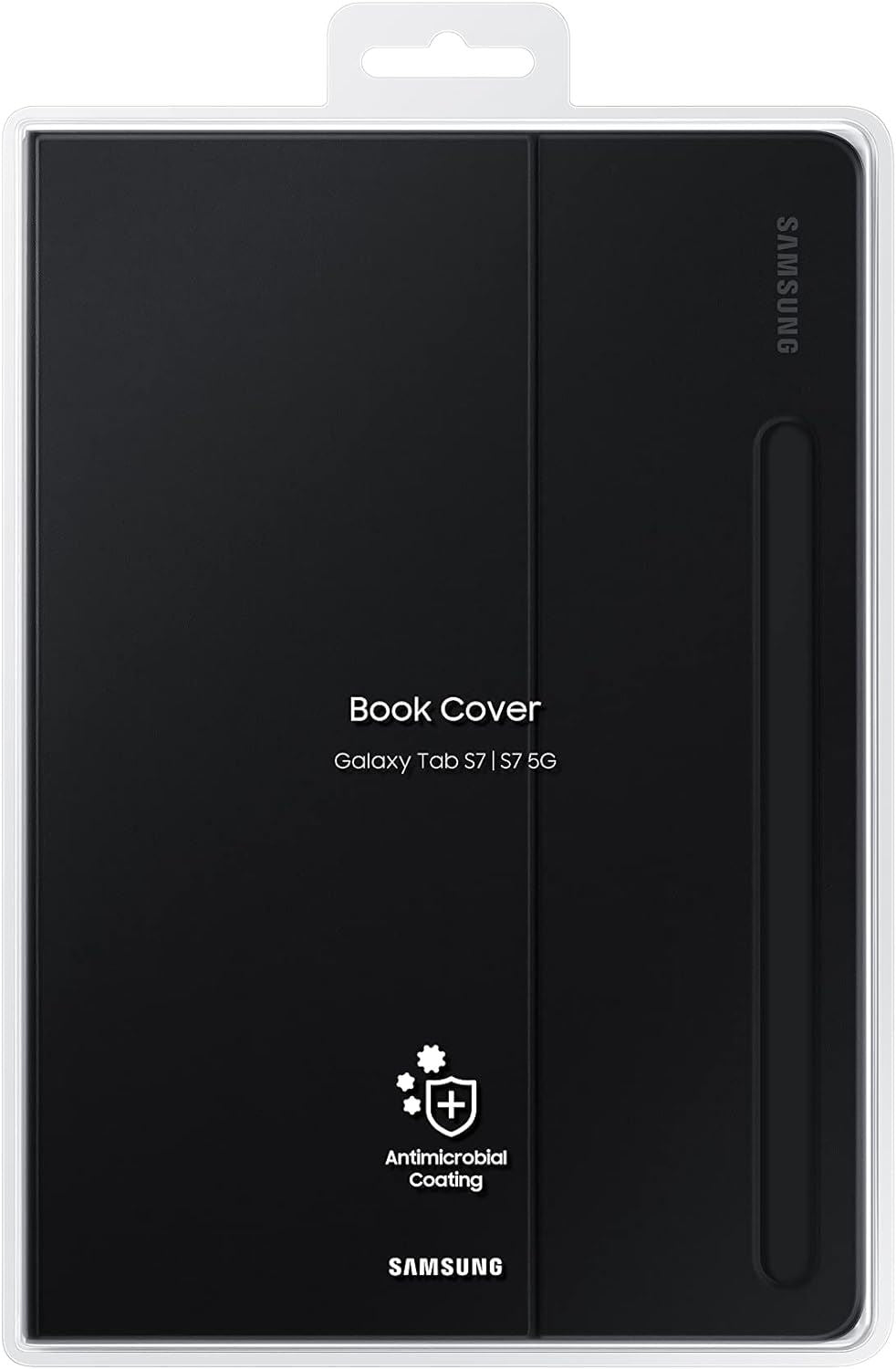 Samsung Galaxy Tab S7/S8 Book Cover Black - EF-BT630PBEGEU