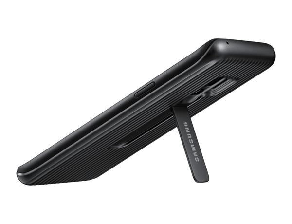 Samsung Protective Cover Case with Flip-Out Stand for Galaxy S9 - Black