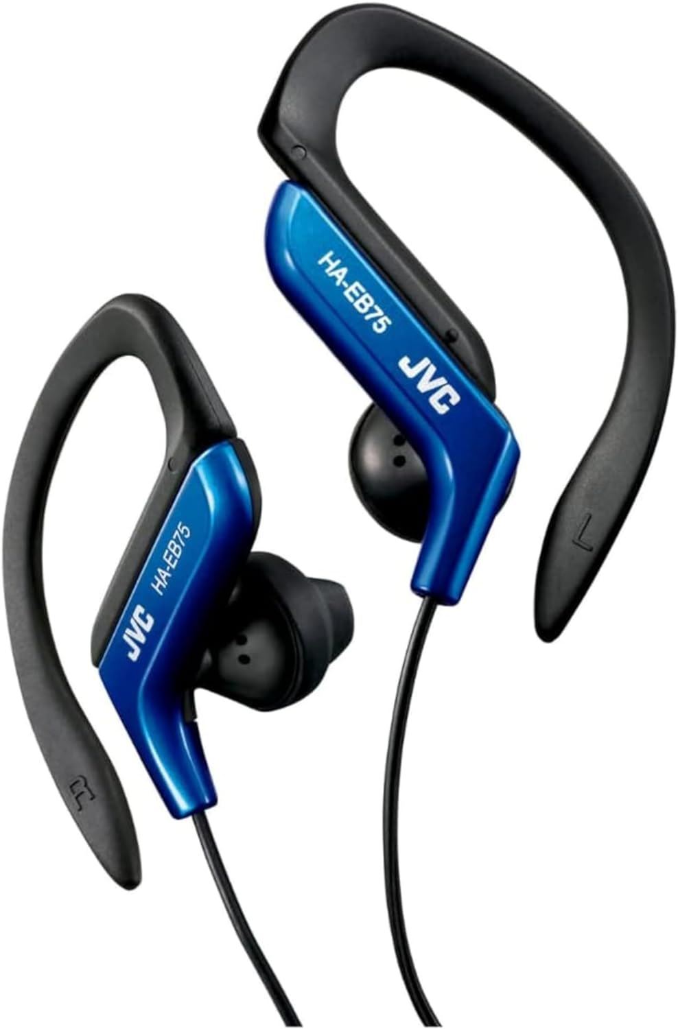 JVC Sport with Adjustable Clip Wired 3.5mm In Ear Stereo Headphones Blue - HA-EB75-AN-U