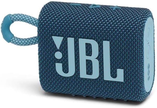Official JBL Harman Go 3 Wireless Bluetooth Speaker Blue - JBLG03BLU
