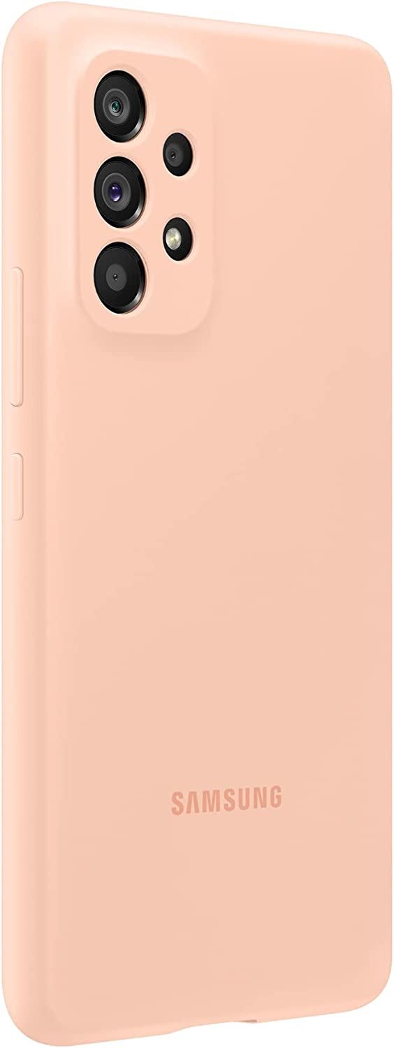 Official Samsung Galaxy A53 5G Silicone Cover Peach - EF-PA536TPEGWW