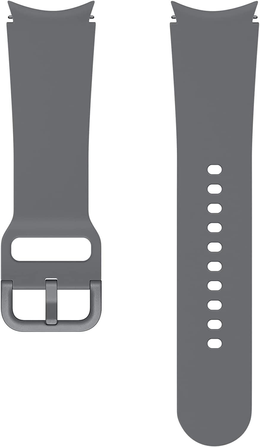 Official Samsung Galaxy Watch 4/5 Sport Band 20mm S/M Grey - ET-SFR86SJEGEU