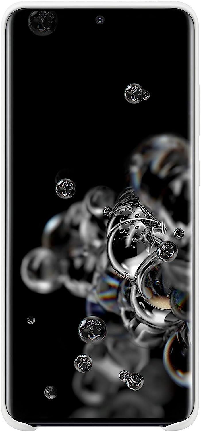 Official Samsung Galaxy S20 Ultra Silicone Cover White - EF-PG988TWEGEU