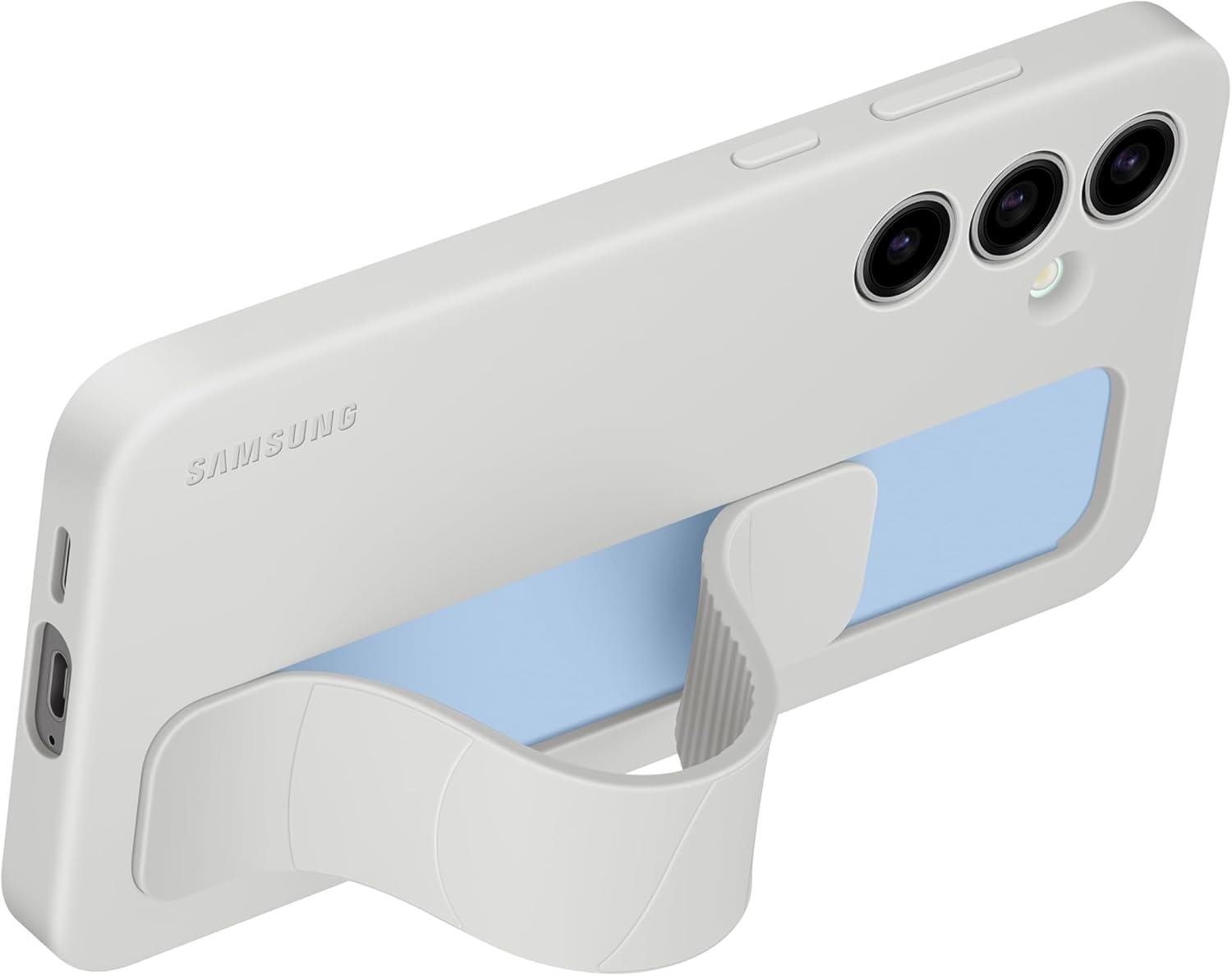 Samsung Galaxy S24 FE Standing Grip Cover Grey - EF-GS721CJEGWW