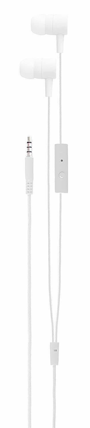 Xqisit iE20ï¿½White Stereo 3.5mm In Ear Headset Headphones 18734