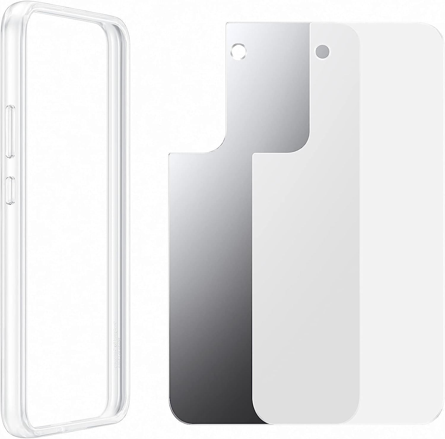 Official Samsung Galaxy S22 Plus Frame Cover Transparent - EF-MS906CTEGWW