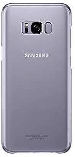 Samsung Original S8 Plus Clear Phone Case Cover - Violet,EF-QG955CVEG