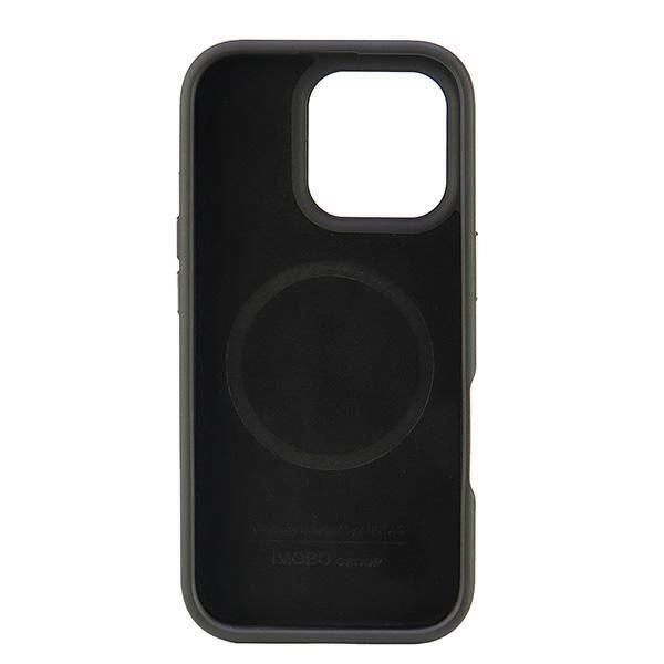 Audi Carbon Fiber Sports Red Circle Hardcase with MagSafe for iPhone 16 Pro 6.3" Black/Red - AUS-TPUPCMIP16P-RSQ/D5-BK