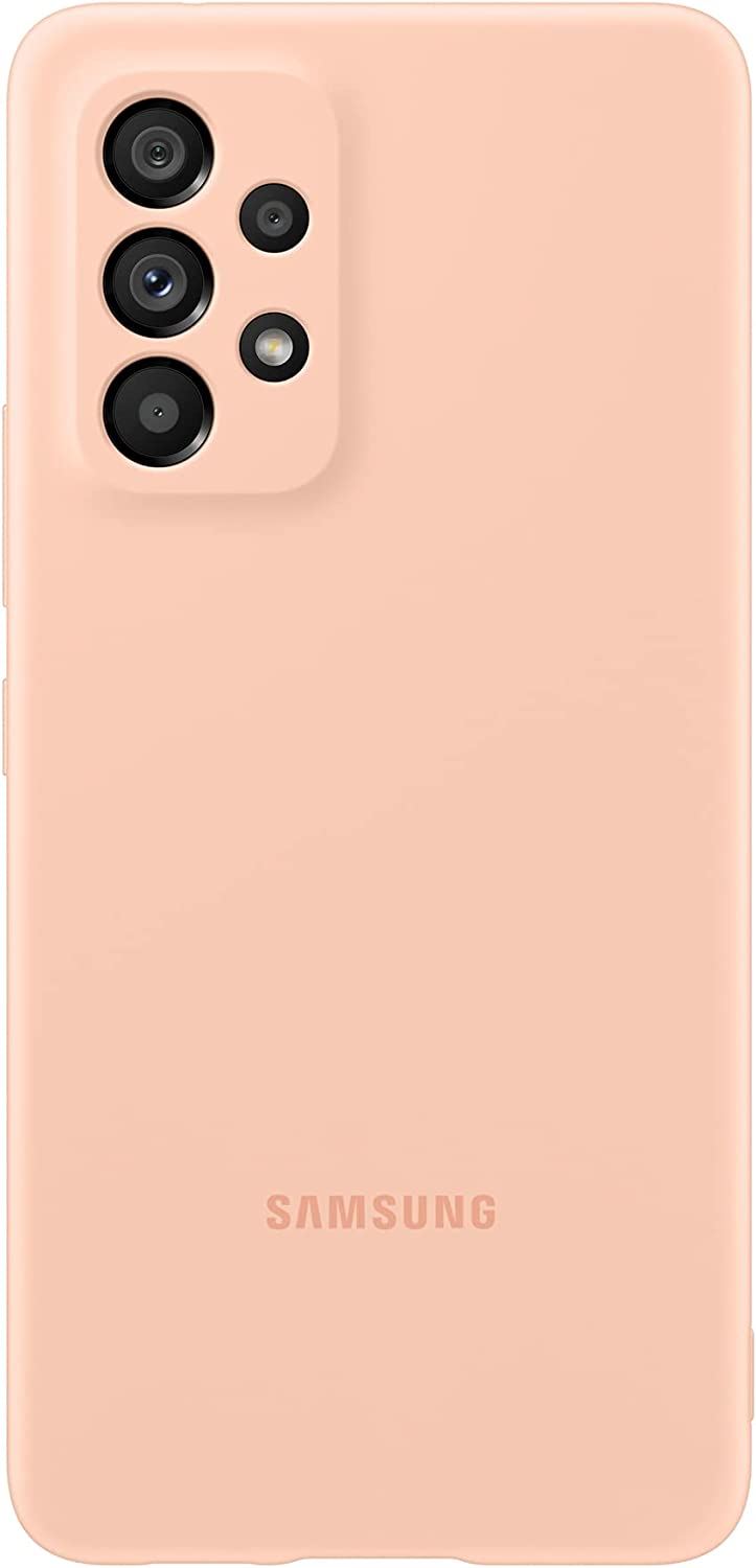 Official Samsung Galaxy A53 5G Silicone Cover Peach - EF-PA536TPEGWW