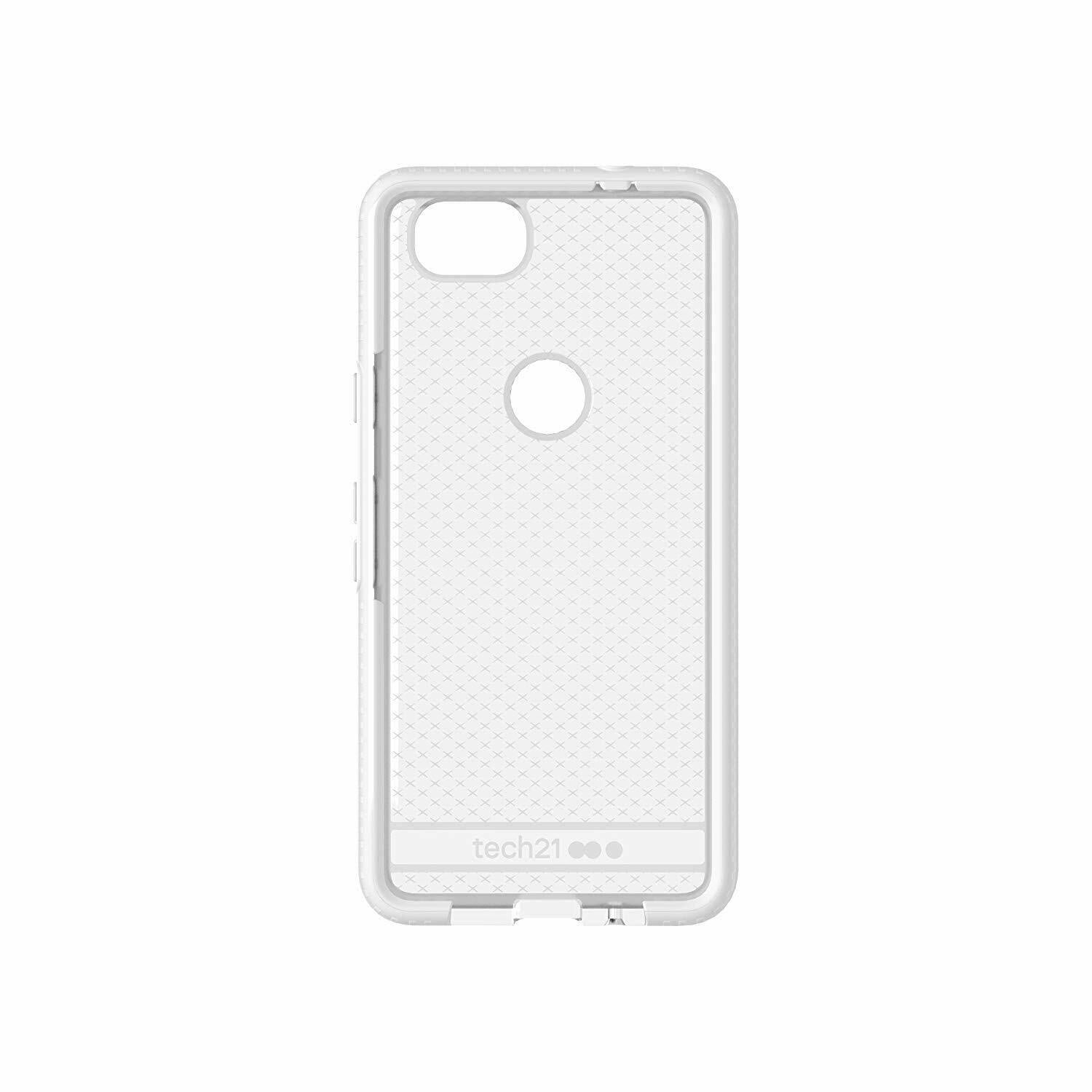 Tech 21 Evo Check Case Cover for Google Pixel 2 Clear White T21-5804