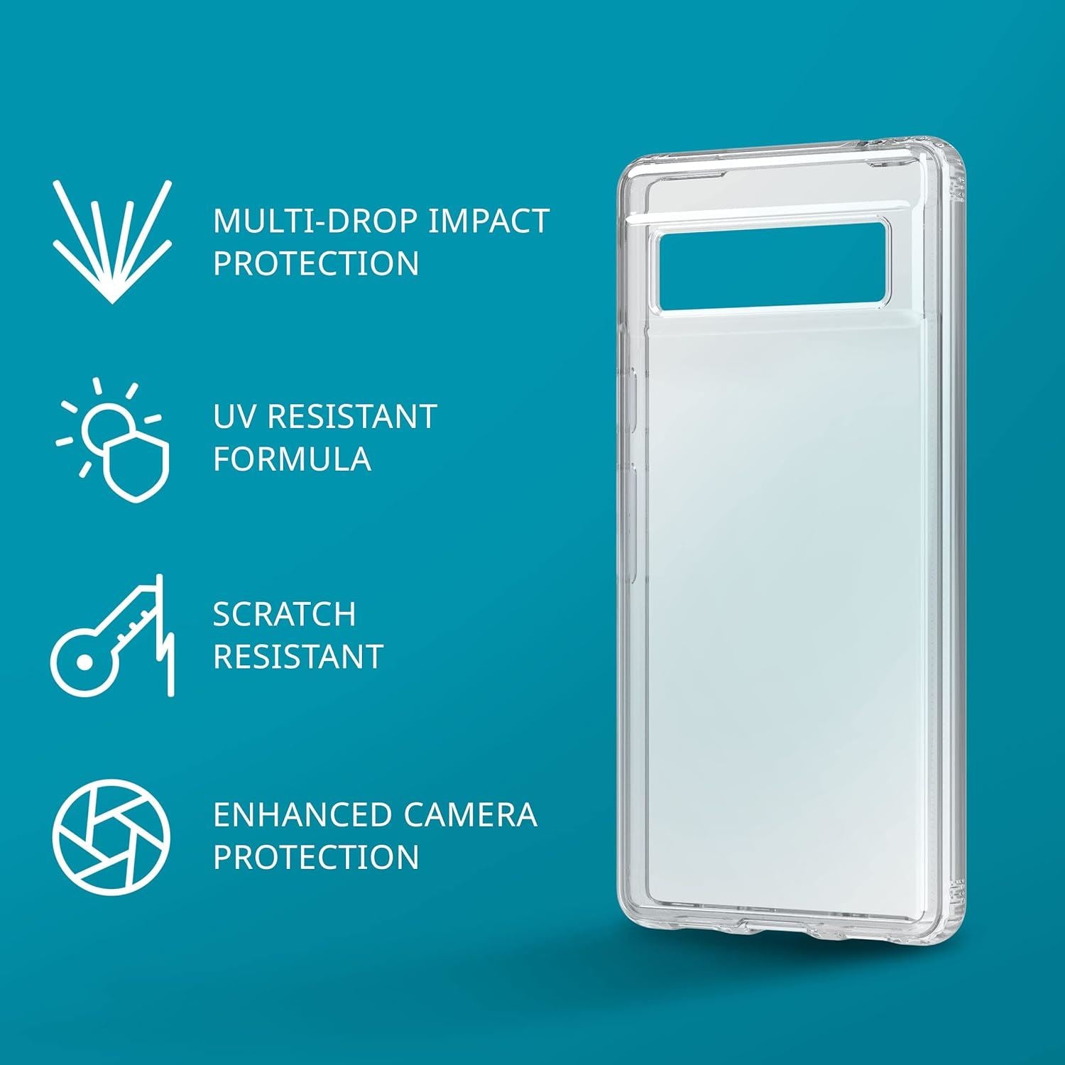 Tech 21 Evo Lite for Google Pixel 7a Clear - T21-10425