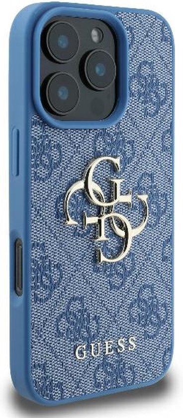 Guess 4G Big Logo Case for iPhone 16 Pro Max 6.9" Blue